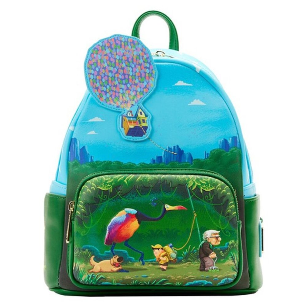 Loungefly Disney Pixar Up Paradise Falls Jungle Stroll Mini Backpack NWT